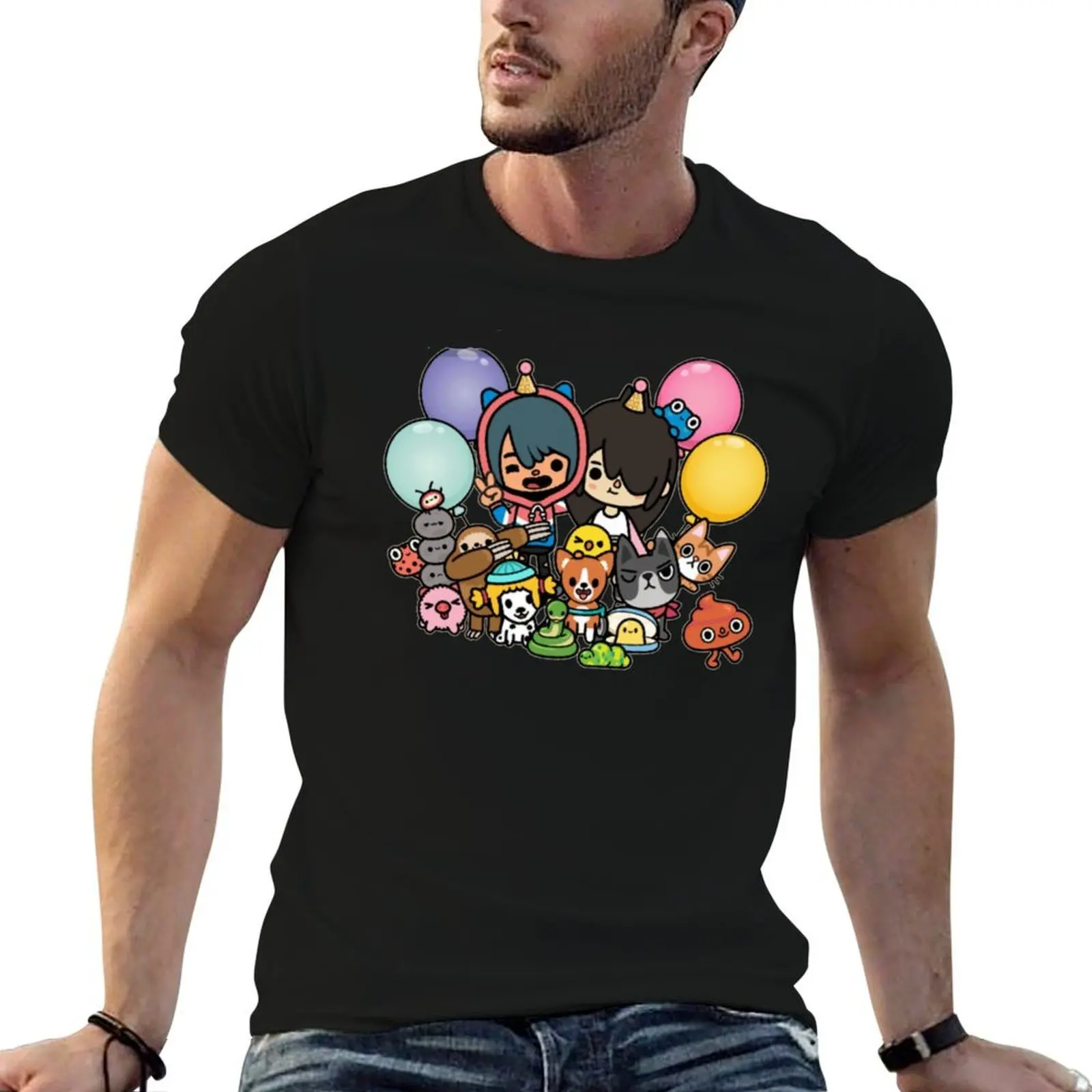 Toca boca T-Shirt t shirt men 100% cotton luxury brand man t shirt summer T-Shirt
Toca boca T-Shirt t shirt men 100% cotton luxury brand man t shirt summer T-Shirt
