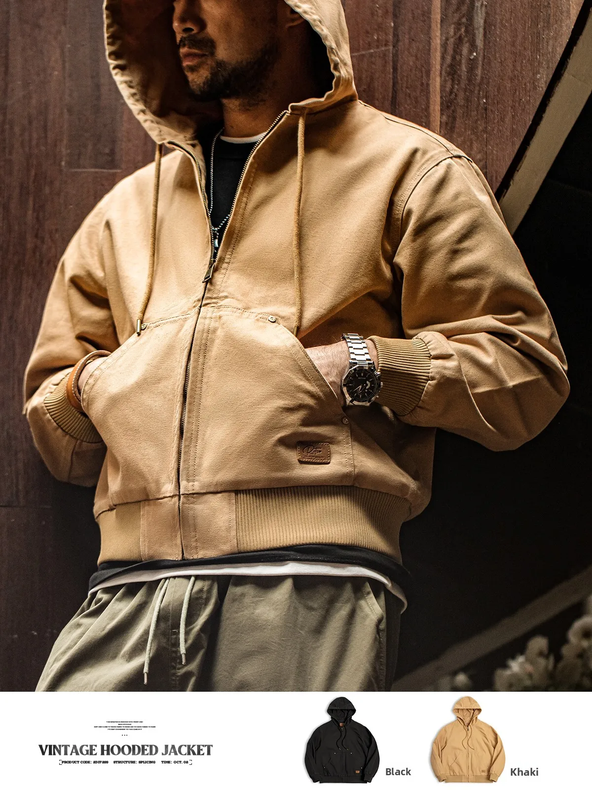 Винтажная классическая мужская куртка из холста Maden с капюшоном, традиционная американская спецодежда, тяжелая осенняя верхняя одежда
Винтажная классическая мужская куртка из холста Maden с капюшоном, традиционная американская спецодежда, тяжелая осенняя верхняя одежда