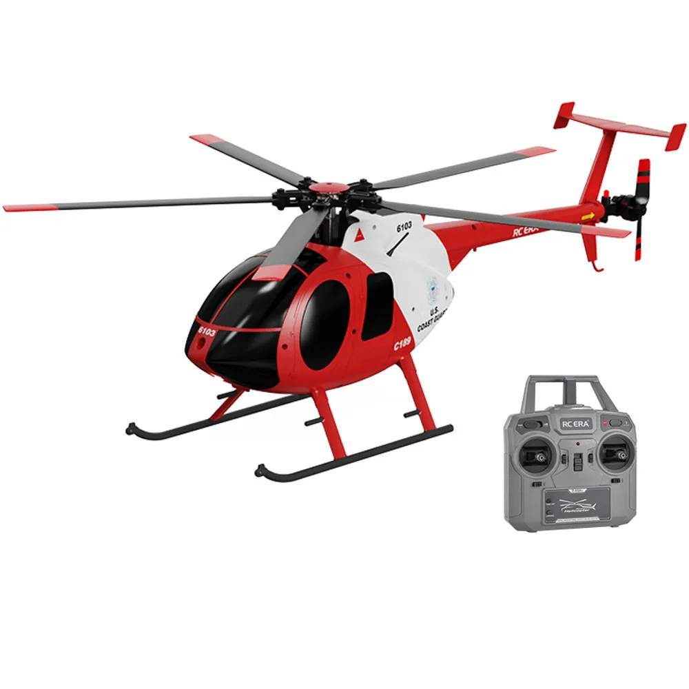 RC ERA C189 MD500 2.4G 6CH UAV 1:28 Fixed Height Single Blade Flybarless RC Helicopter RTF
RC ERA C189 MD500 2.4G 6CH UAV 1:28 Fixed Height Single Blade Flybarless RC Helicopter RTF
