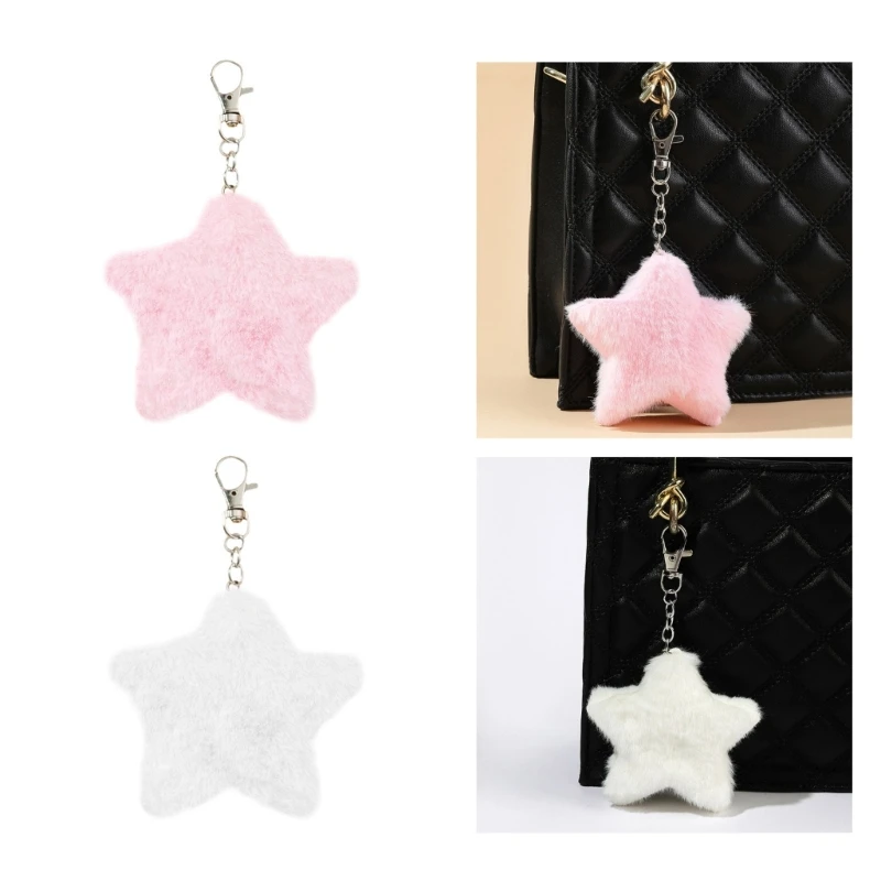 Plush Five-pointed Star Keychain Pendant Keyring Hanging Ornament Keys Holder Backpack Handbag Charm Gift for Girls
Plush Five-pointed Star Keychain Pendant Keyring Hanging Ornament Keys Holder Backpack Handbag Charm Gift for Girls