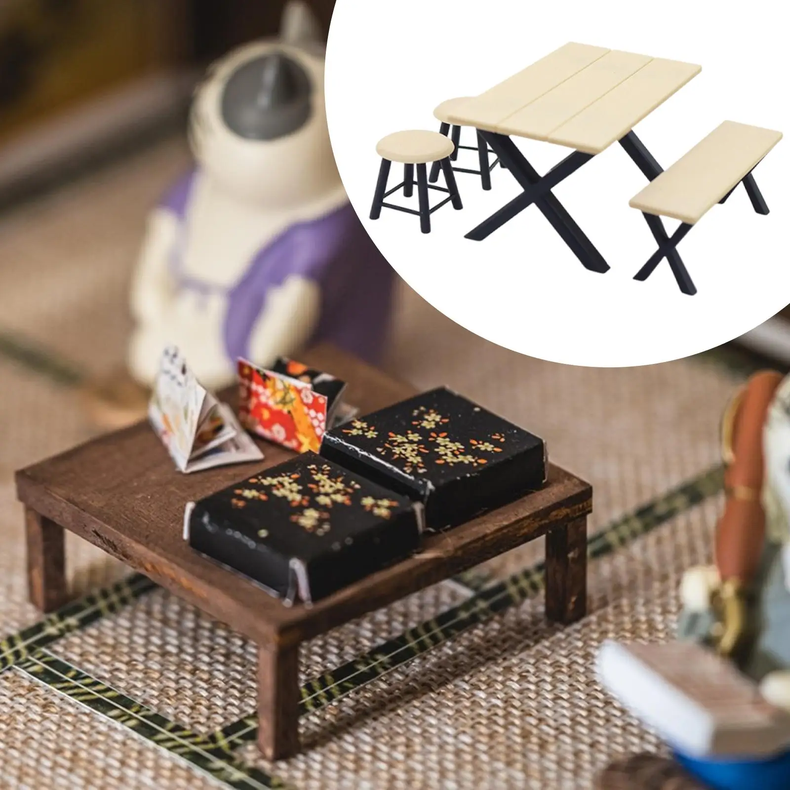 Outdoor Furniture Model Toy Pretend Toy for Photo Props Dioramas Model Train
Outdoor Furniture Model Toy Pretend Toy for Photo Props Dioramas Model Train