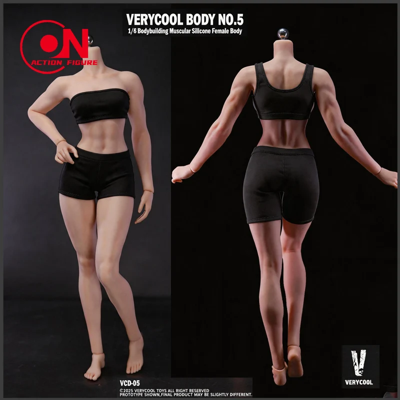 VERYCOOL VCD-05 1/6 Scale Female Bodybuilding Flexible Platinum Silicone Muscular Fitness Body 12" Soldier Action Figure Body
VERYCOOL VCD-05 1/6 Scale Female Bodybuilding Flexible Platinum Silicone Muscular Fitness Body 12" Soldier Action Figure Body