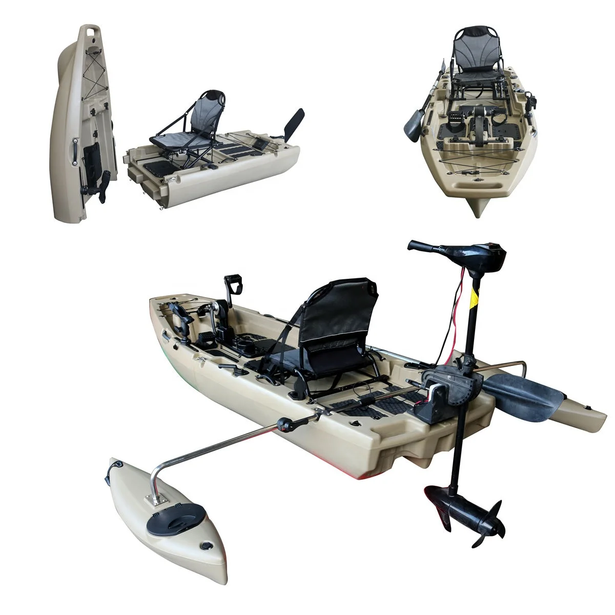 STLS Modular 2-Section Electric Trolling Motor Kayak Pedal Drive Plastic Kayak Convenient for Travel and Entertainment
STLS Modular 2-Section Electric Trolling Motor Kayak Pedal Drive Plastic Kayak Convenient for Travel and Entertainment