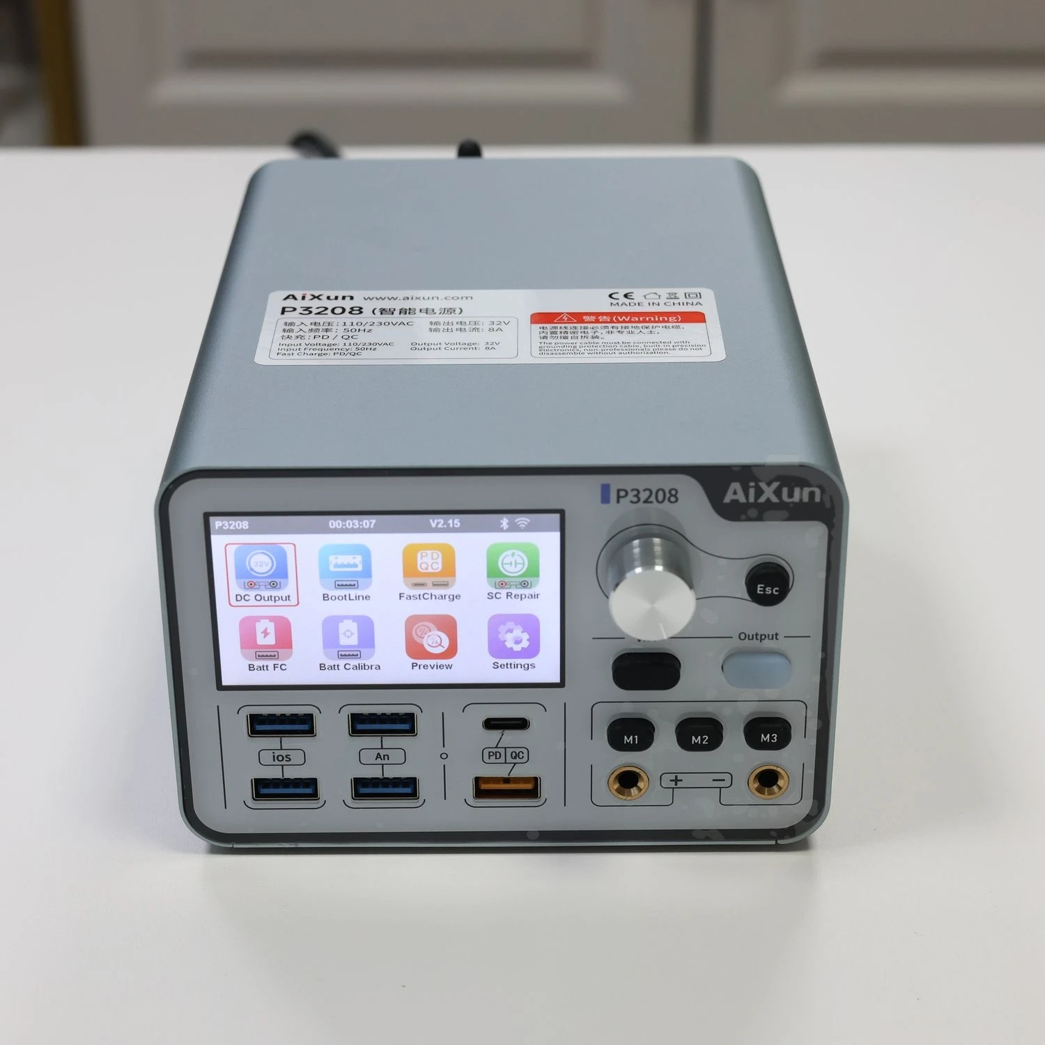 AIXUN P3208 Smart Regulated Power Supply 320W/s 6G-14PM Battery protools/One Key Botting/electronic repair Power Supply
AIXUN P3208 Smart Regulated Power Supply 320W/s 6G-14PM Battery protools/One Key Botting/electronic repair Power Supply
