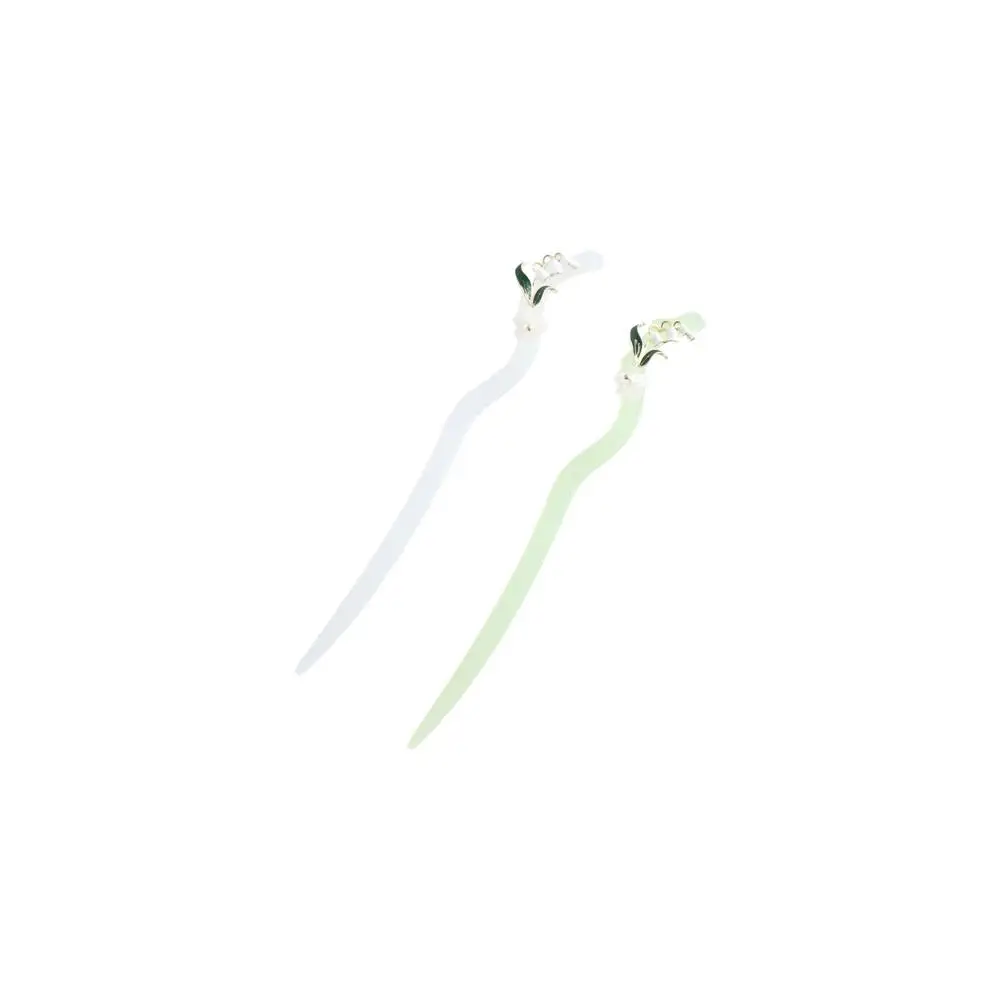 Acetic Acid Hair Sticks for Buns Imitation Jade Bellflower Chinese Style Hair Chopsticks 18cm Wavy Woman Hair Jewelry
Acetic Acid Hair Sticks for Buns Imitation Jade Bellflower Chinese Style Hair Chopsticks 18cm Wavy Woman Hair Jewelry