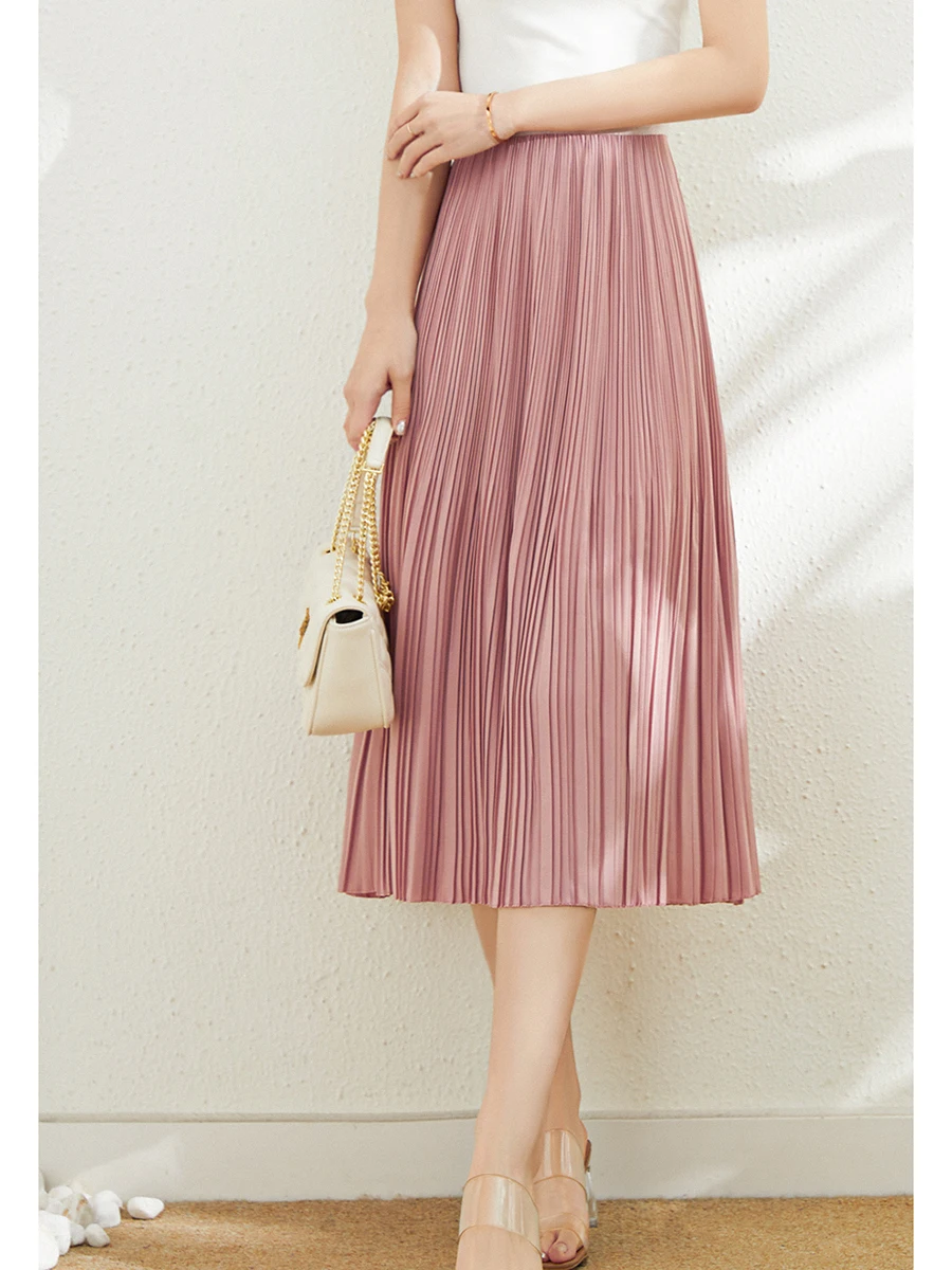 Женская летняя модная плиссированная юбка Chenyun розового цвета с завышенной талией, А-силуэта, средней длины, из полиэстера, стройнящая фигуру
Женская летняя модная плиссированная юбка Chenyun розового цвета с завышенной талией, А-силуэта, средней длины, из полиэстера, стройнящая фигуру