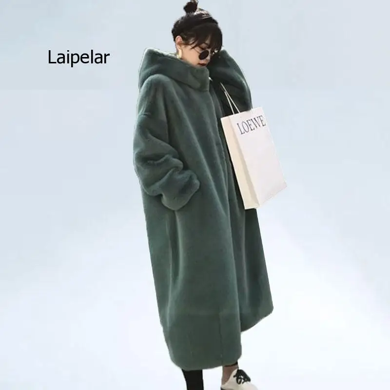 Oversize Hooded Faux Fur Coat Winter Jacket Women Fashion Long Parka Thick Warm Winter Coat Women Female Loose Faux Fur Jackets
Oversize Hooded Faux Fur Coat Winter Jacket Women Fashion Long Parka Thick Warm Winter Coat Women Female Loose Faux Fur Jackets