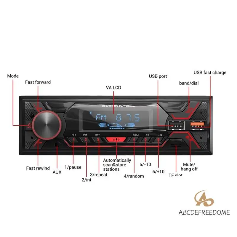 Car Radio 1 Din Stereo Multimedia MP3 Player Digital Bluetooth FM AUX Input USB Bluetooth Universal Auto Radio
Car Radio 1 Din Stereo Multimedia MP3 Player Digital Bluetooth FM AUX Input USB Bluetooth Universal Auto Radio