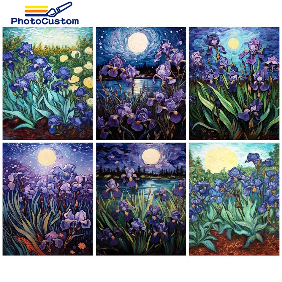 PhotoCustom Flower DIY Kits Painting By Numbers Handmade Oil Picture On Canvas Acrylic Paint Drawing Coloring By Numbers Decor
PhotoCustom Flower DIY Kits Painting By Numbers Handmade Oil Picture On Canvas Acrylic Paint Drawing Coloring By Numbers Decor