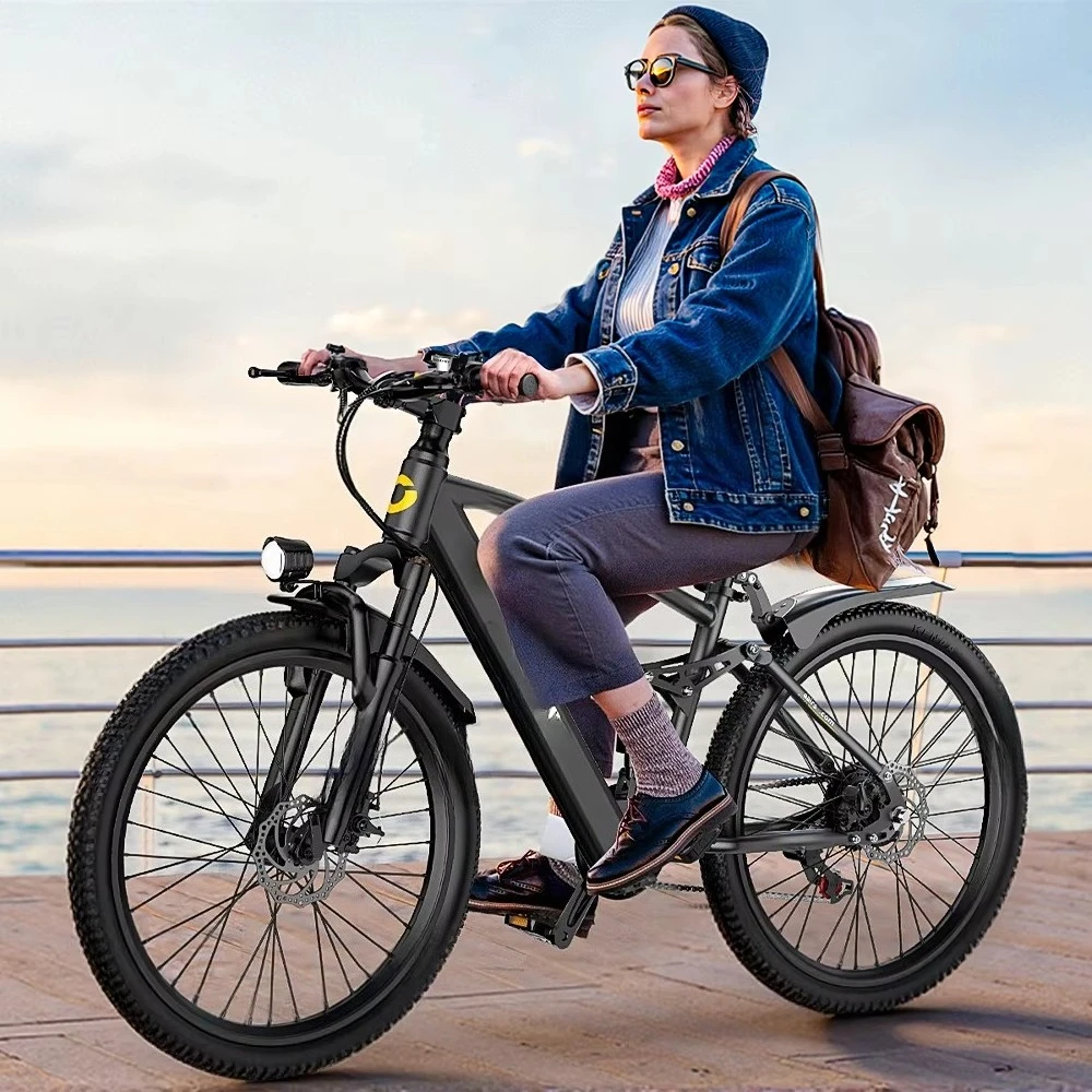 Full Suspension Carbon Steel Electric Mountain Bike for Adult Motor 36V 400W 26 Inches Ebike MTB Bicycle
Full Suspension Carbon Steel Electric Mountain Bike for Adult Motor 36V 400W 26 Inches Ebike MTB Bicycle