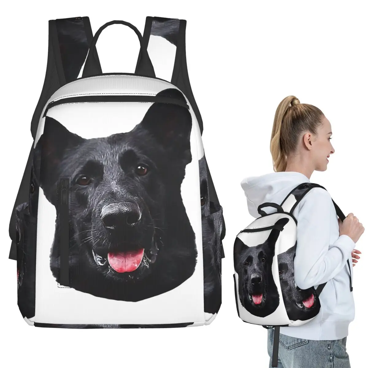 Black German Shepherd Dog - Stunning Backpack Student Boys Girls BookBag Kids School Bag Computer Shoulder Bags for Men Women
Black German Shepherd Dog - Stunning Backpack Student Boys Girls BookBag Kids School Bag Computer Shoulder Bags for Men Women