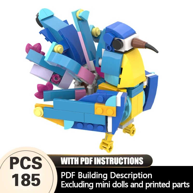 Creators Animal Series Model MOC Building Bricks Glorious Peacock Modular Technology Gifts Holiday Assemble Children Toys Suit
Creators Animal Series Model MOC Building Bricks Glorious Peacock Modular Technology Gifts Holiday Assemble Children Toys Suit