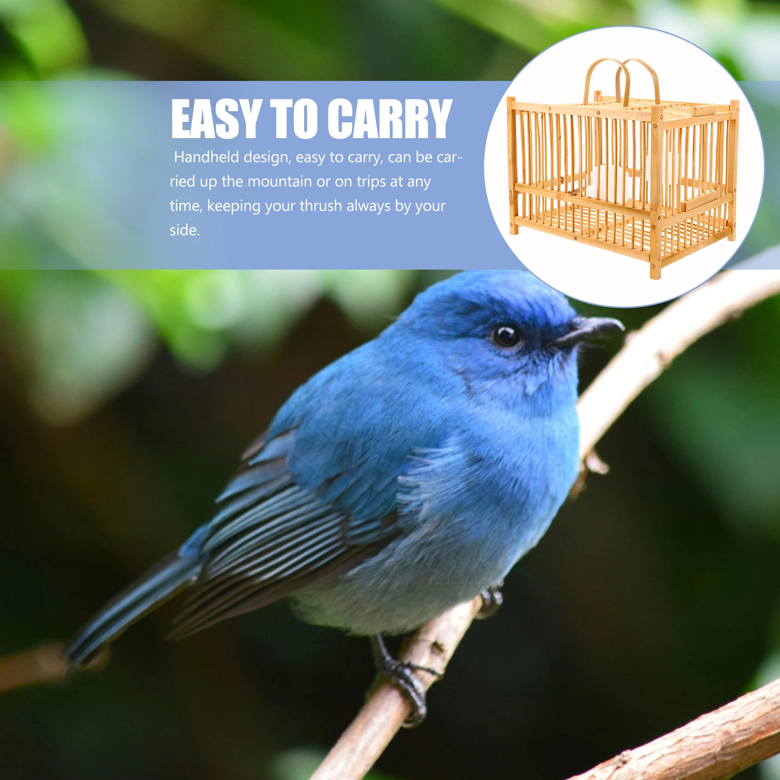 Bamboo Parrot Outdoor Indoor Birdcage For Small Birds Durable Portable Keeping With Handle Household Pigeon Bird Carry Feeding
Bamboo Parrot Outdoor Indoor Birdcage For Small Birds Durable Portable Keeping With Handle Household Pigeon Bird Carry Feeding