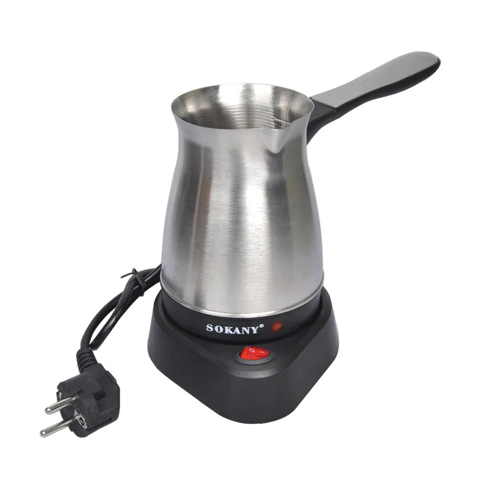 Electric Turkish Coffee Maker, Stainless Steel Hot Milk Coffee Cold Touch Handle Wireless Base, Suitable for Home & Travel
Electric Turkish Coffee Maker, Stainless Steel Hot Milk Coffee Cold Touch Handle Wireless Base, Suitable for Home & Travel