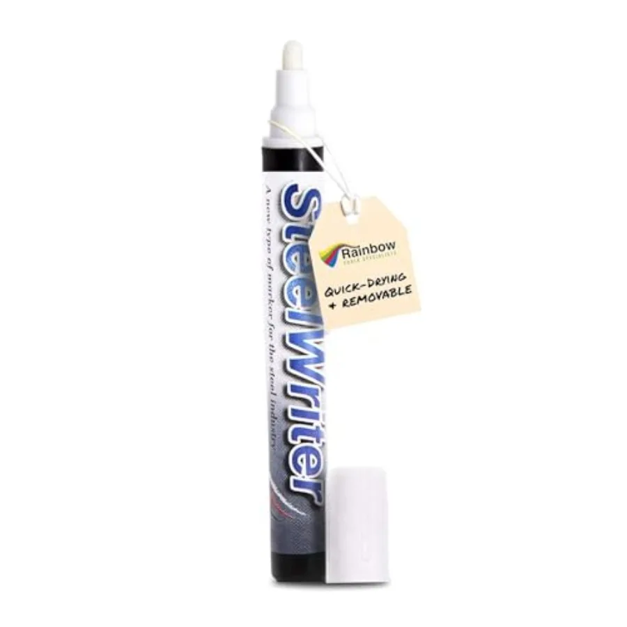 Metal Marking Paint Pen - Industrial Marker For Writing and Drawing on Steel and Metals - Washable Removable Paint Markers, Wet
Metal Marking Paint Pen - Industrial Marker For Writing and Drawing on Steel and Metals - Washable Removable Paint Markers, Wet