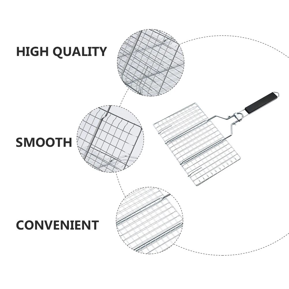 1Pcs Stainless Steel Barbecue Grilling Basket Non Stick Heat Resistant Bbq Tool Outdoor Camping Grill Mesh Bbq Handle
1Pcs Stainless Steel Barbecue Grilling Basket Non Stick Heat Resistant Bbq Tool Outdoor Camping Grill Mesh Bbq Handle