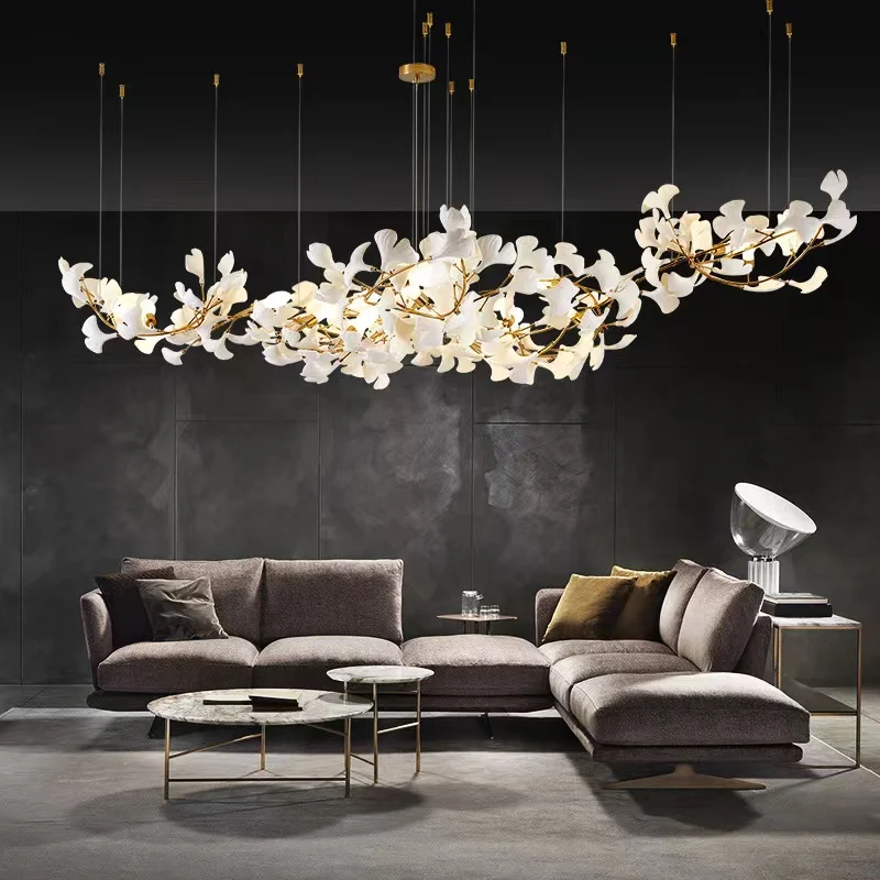Ginkgo Leaf Chandelier Living Room Lamp Duplex Villa Light Luxury Restaurant Hotel Art Creative Designer Decorative Lamps
Ginkgo Leaf Chandelier Living Room Lamp Duplex Villa Light Luxury Restaurant Hotel Art Creative Designer Decorative Lamps