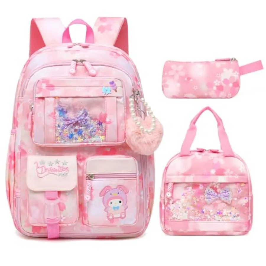 Lovely Girls Backpack School Bag for Students Book Bag with Multiple Pockets Splash-proof 's Backpack ch Set
Lovely Girls Backpack School Bag for Students Book Bag with Multiple Pockets Splash-proof 's Backpack ch Set
