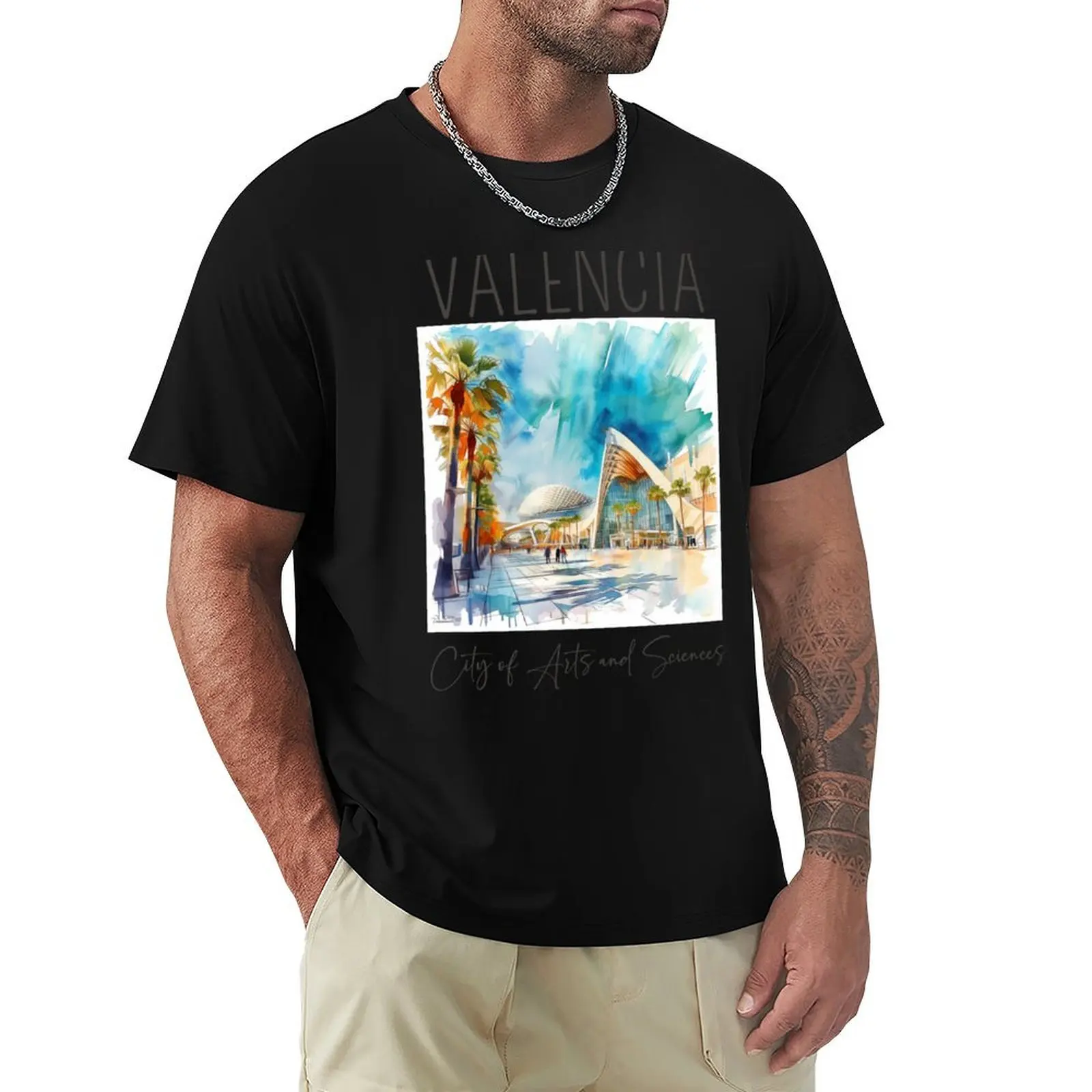 Watercolor Design of Valencia - Spain T-Shirt tees graphic tee shirt t shirts for men cotton
Watercolor Design of Valencia - Spain T-Shirt tees graphic tee shirt t shirts for men cotton