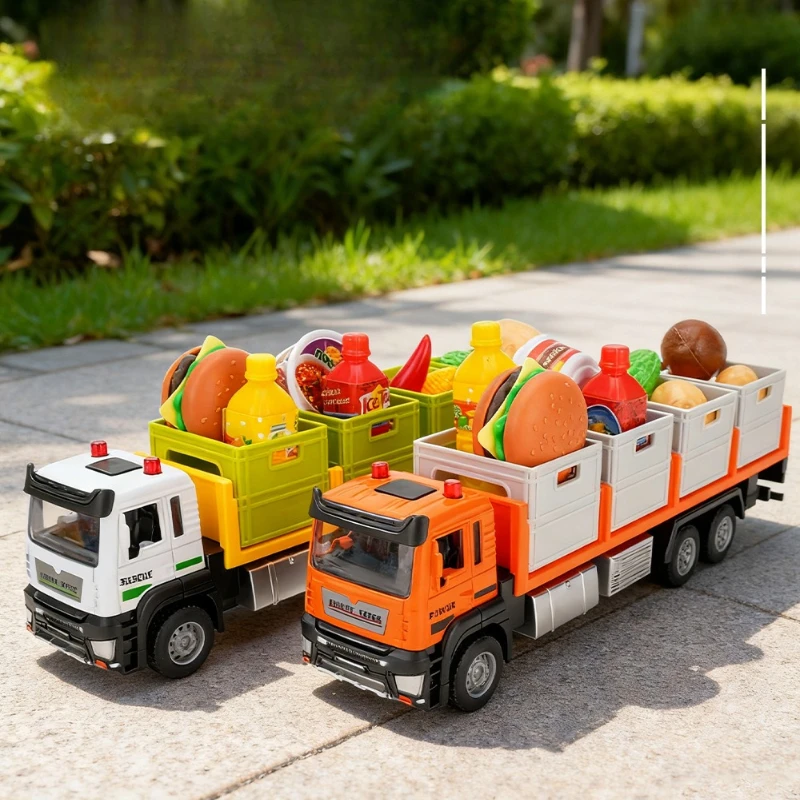 1:32 Fruit and Vegetable Transportation Engineering Car Alloy Simulation Truck Model Ornaments Kid's Early Education Toy Gift
1:32 Fruit and Vegetable Transportation Engineering Car Alloy Simulation Truck Model Ornaments Kid's Early Education Toy Gift