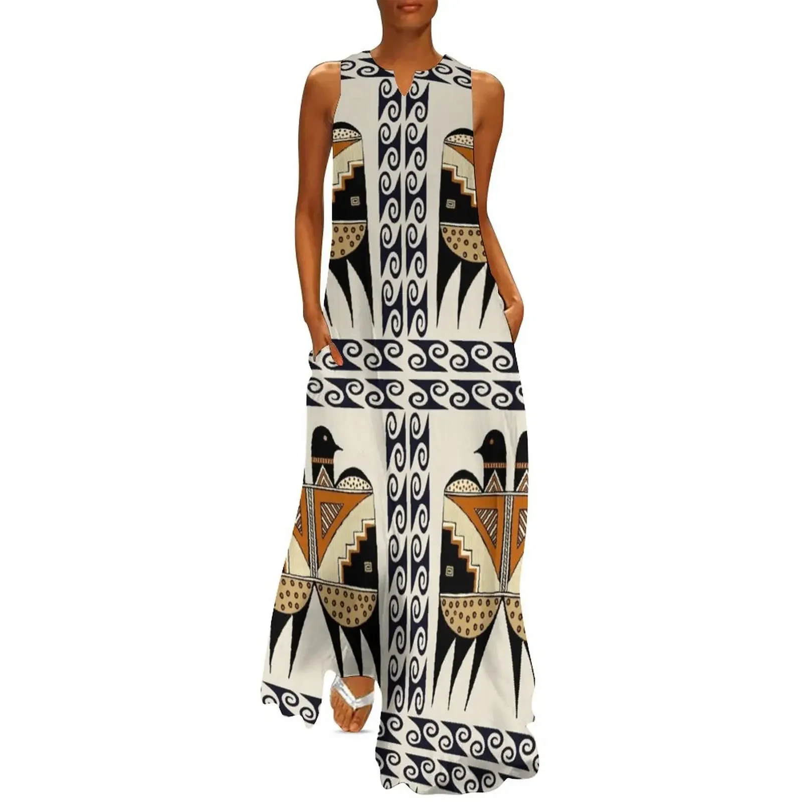 Mimbres Indian Twin Birds Long Dress elegant evening dresses for women 2025 Prom gown Dress
Mimbres Indian Twin Birds Long Dress elegant evening dresses for women 2025 Prom gown Dress