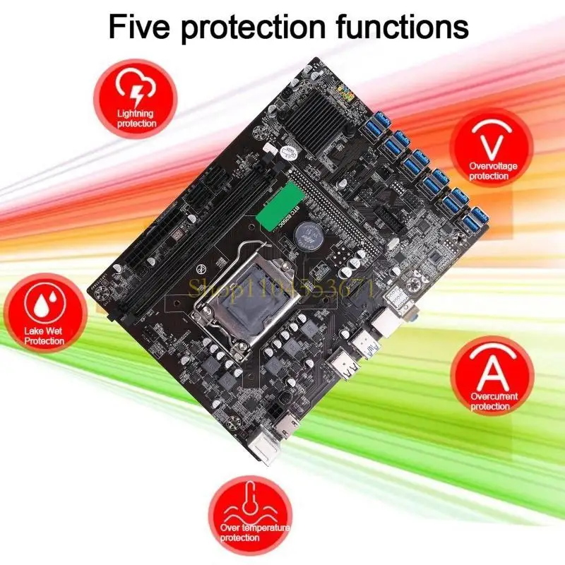 Бестселлер, материнская плата для настольных ПК B250C BTC 12 PCI-E, процессор LGA 1151 DDR4 SATA3.0 USB3.0
Бестселлер, материнская плата для настольных ПК B250C BTC 12 PCI-E, процессор LGA 1151 DDR4 SATA3.0 USB3.0