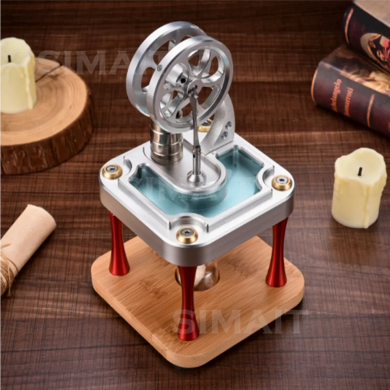 The scientific water-cooled metal power cylinder can power a high-quality low-temperature all-metal Stirling engine
The scientific water-cooled metal power cylinder can power a high-quality low-temperature all-metal Stirling engine