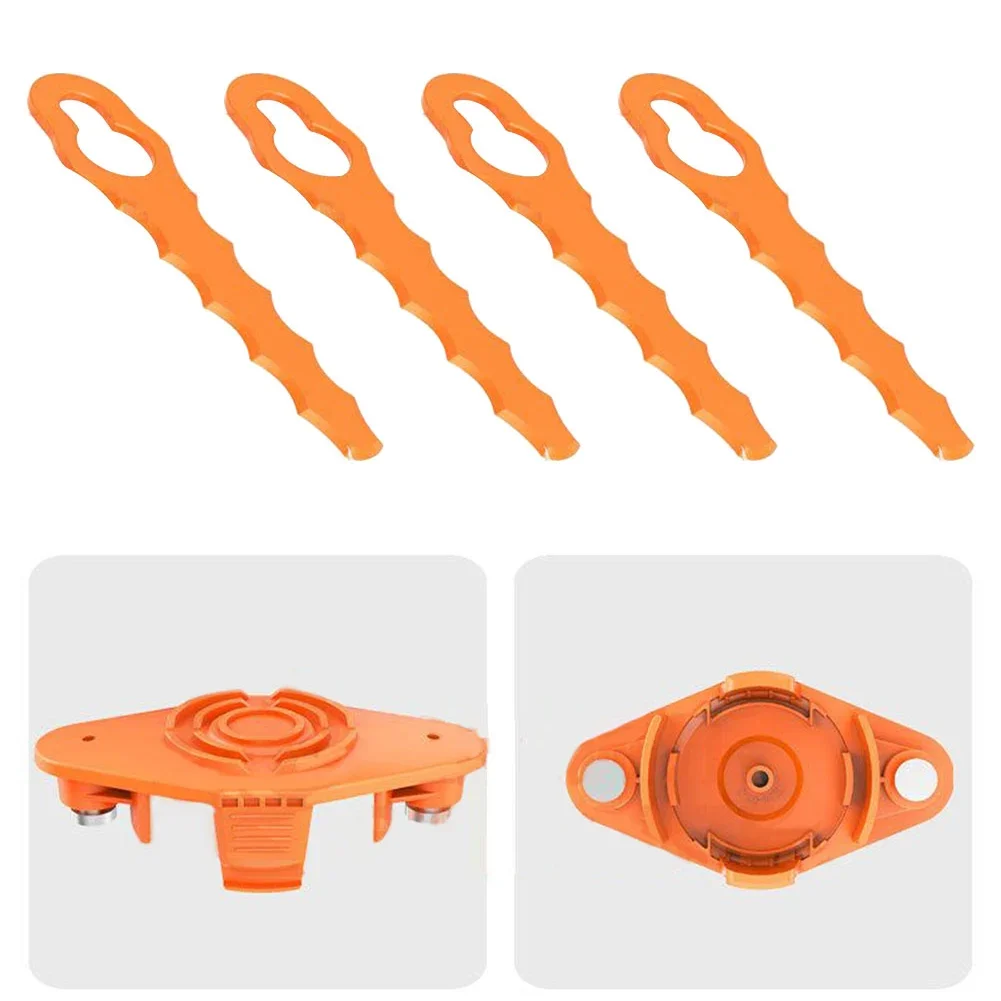 Trimmer Blades Optimize Cutting Performance with Plastic Lawn Mower Replacement Blades for Worx WG150/WG151/WG1515/WG152
Trimmer Blades Optimize Cutting Performance with Plastic Lawn Mower Replacement Blades for Worx WG150/WG151/WG1515/WG152