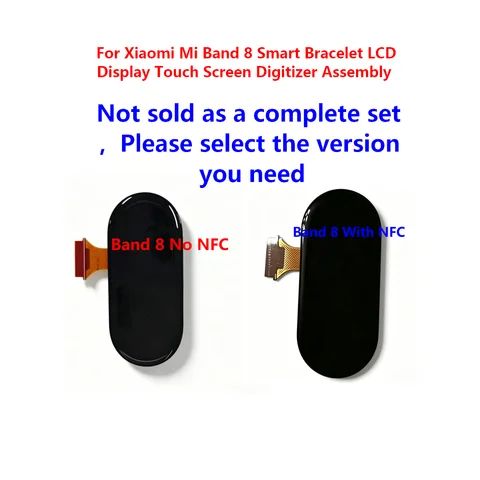 Original replace For Xiaomi Mi Band 8 Smart Bracelet LCD Display Touch Screen Digitizer Assembly