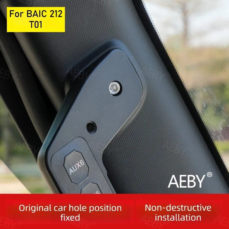 For BAIC 212 T01 Passenger auxiliary A-pillar,Column gripper 6 position switch panel,plug and play,Car exterior accessories
For BAIC 212 T01 Passenger auxiliary A-pillar,Column gripper 6 position switch panel,plug and play,Car exterior accessories