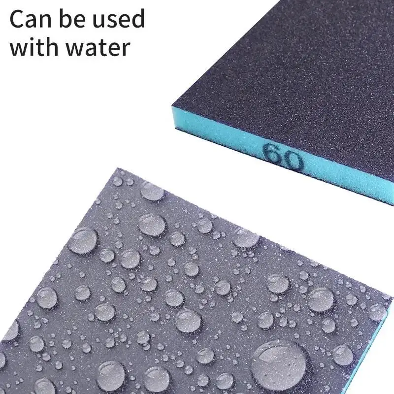 6-pack Of Sandpaper Sponges, 60-320 Grit, Washable And Reusable, Suitable For Both Wet And Dry Use, For Polishing Metal And Wood
6-pack Of Sandpaper Sponges, 60-320 Grit, Washable And Reusable, Suitable For Both Wet And Dry Use, For Polishing Metal And Wood