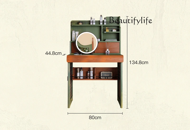 French retro high-value master bedroom solid wood simple modern new Chinese small bedroom dresser
French retro high-value master bedroom solid wood simple modern new Chinese small bedroom dresser