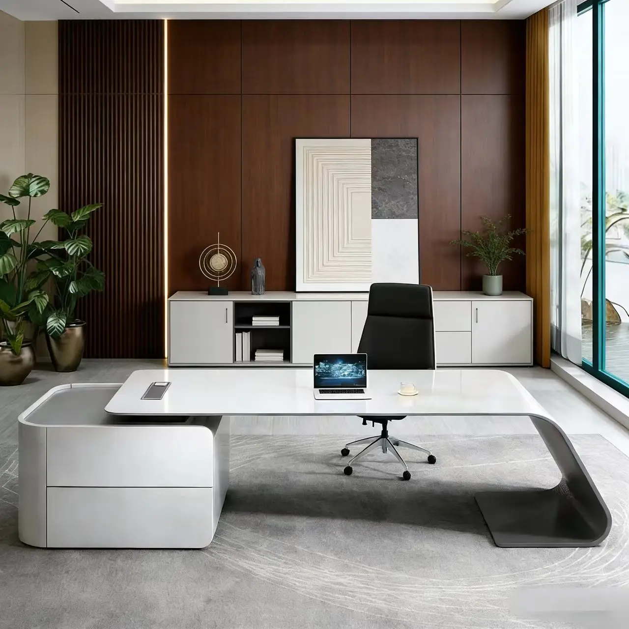 bcModern stylish office desk Baked lacquer process Customizable colors and logos Minimalist style Various sizes*
bcModern stylish office desk Baked lacquer process Customizable colors and logos Minimalist style Various sizes*