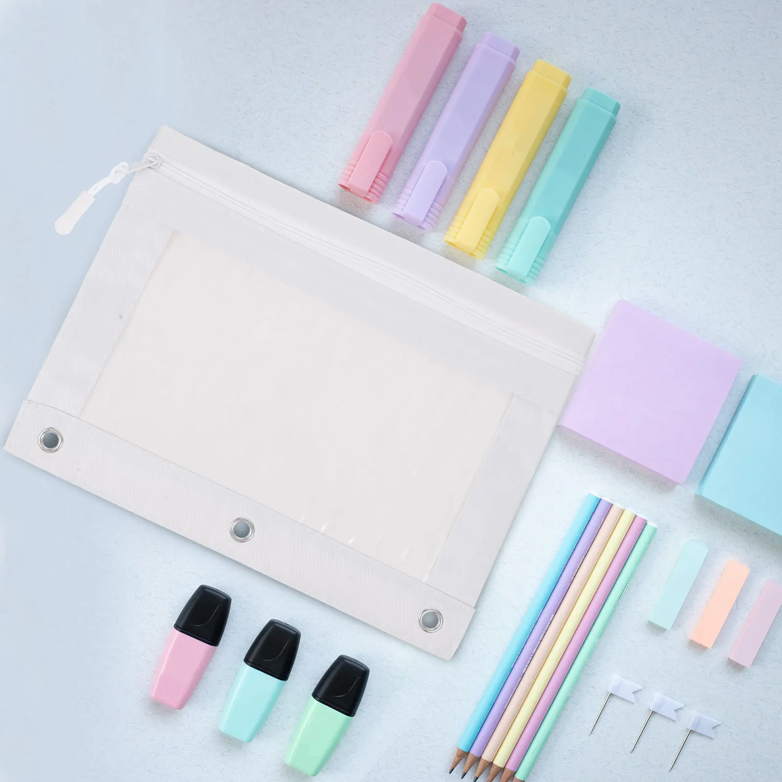 3 Pcs Transparent Pencil Bag Smooth Zipper Large Capacity Binder White Office School Supplies Wear Resistant Easy Clean Storage
3 Pcs Transparent Pencil Bag Smooth Zipper Large Capacity Binder White Office School Supplies Wear Resistant Easy Clean Storage