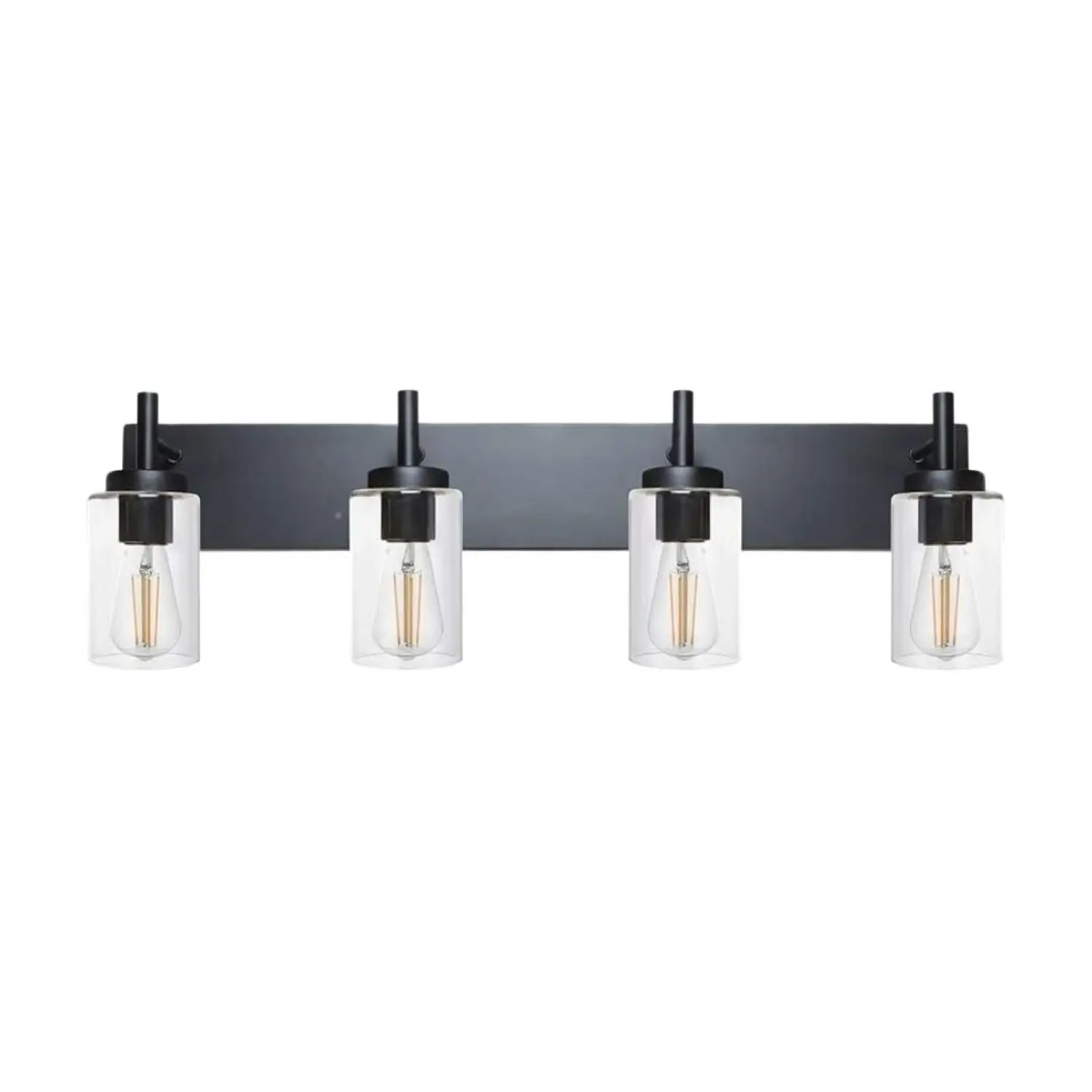4 Lights Bathroom Vanity Light Fixture Black Sconces Wall Lighting Modern Industrial Indoor Wall Mounted Lamp
4 Lights Bathroom Vanity Light Fixture Black Sconces Wall Lighting Modern Industrial Indoor Wall Mounted Lamp
