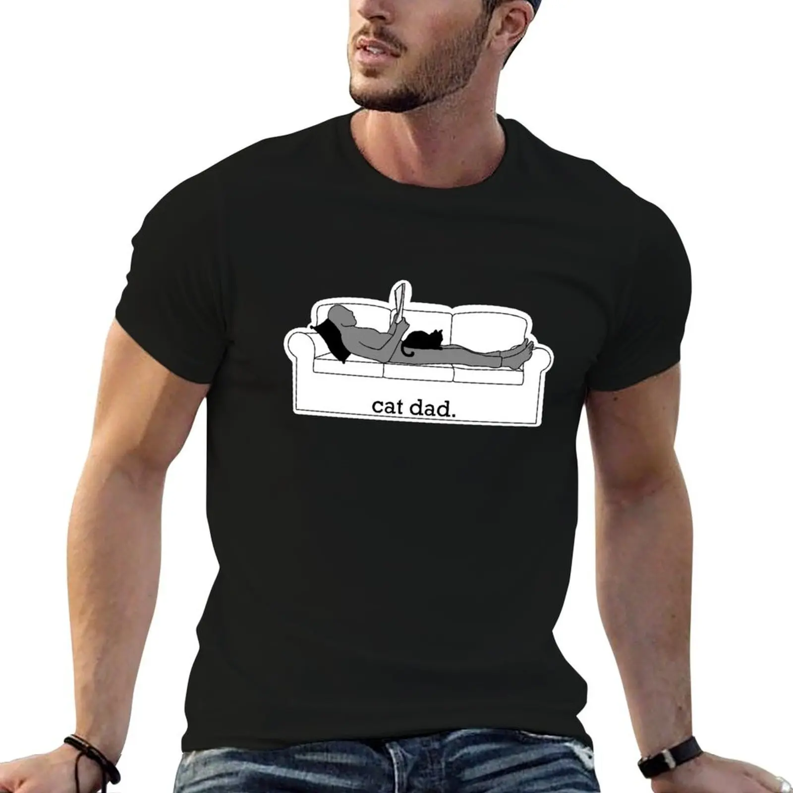 Cat Dad Commissioned Sticker T-Shirt t shirts for man cotton funny essential t shirt man t shirts for men casual T-shirt
Cat Dad Commissioned Sticker T-Shirt t shirts for man cotton funny essential t shirt man t shirts for men casual T-shirt