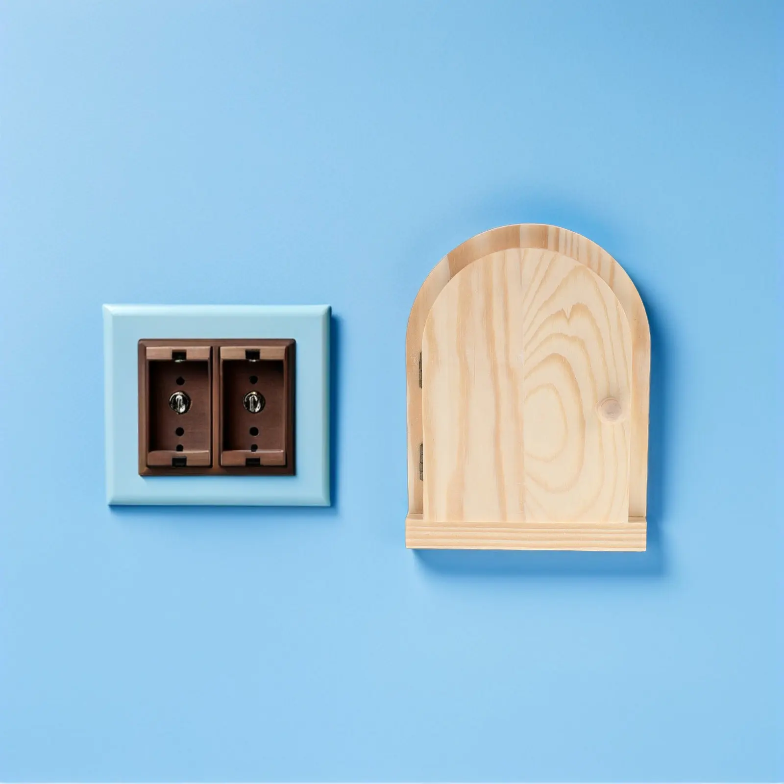 2Pcs Wooden Switch Cover Fairy Door Design Decorative Wall Plate Protector Light Switch Guard for Bedroom Bathroom Outlet
2Pcs Wooden Switch Cover Fairy Door Design Decorative Wall Plate Protector Light Switch Guard for Bedroom Bathroom Outlet
