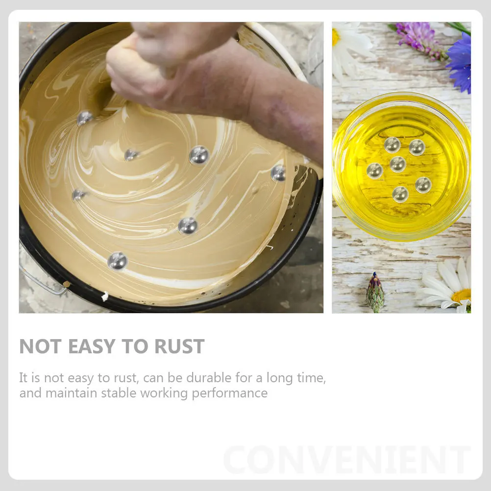 100pcs Polish Mixing Balls Stainless Steel Agitator For Mixing Agitator Balls Pigment Oil Painting Diy Manicure Tools Set
100pcs Polish Mixing Balls Stainless Steel Agitator For Mixing Agitator Balls Pigment Oil Painting Diy Manicure Tools Set