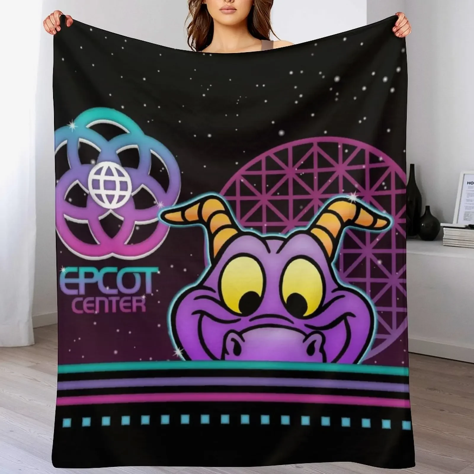 80's Glow Figment Throw Blanket Thermals For Travel Tourist Soft Beds Decoratives Blankets
80's Glow Figment Throw Blanket Thermals For Travel Tourist Soft Beds Decoratives Blankets