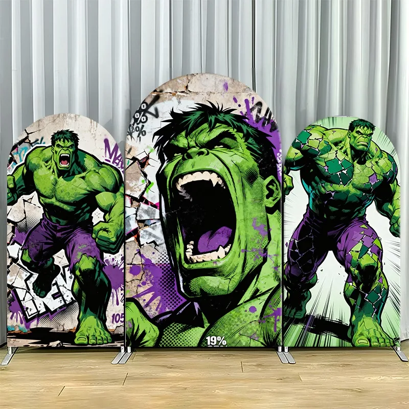 Arch Backdrop Cover Single Side Hulk Graffiti Green Purple Epic Party Decoration Photo Booth Background Props Event Supplies
Arch Backdrop Cover Single Side Hulk Graffiti Green Purple Epic Party Decoration Photo Booth Background Props Event Supplies