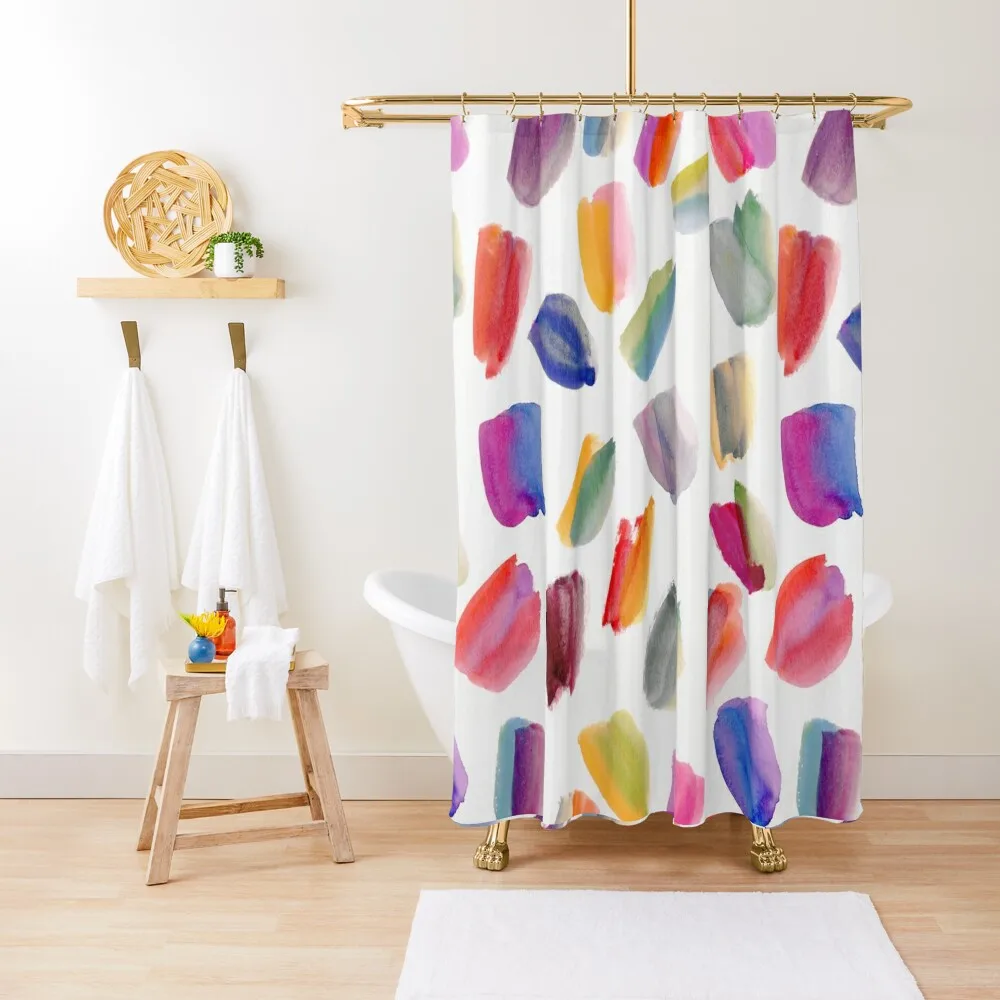 Watercolor Brush Strokes Shower Curtain Modern Accessory Bathrooms Shower Curtains Bathroom
Watercolor Brush Strokes Shower Curtain Modern Accessory Bathrooms Shower Curtains Bathroom