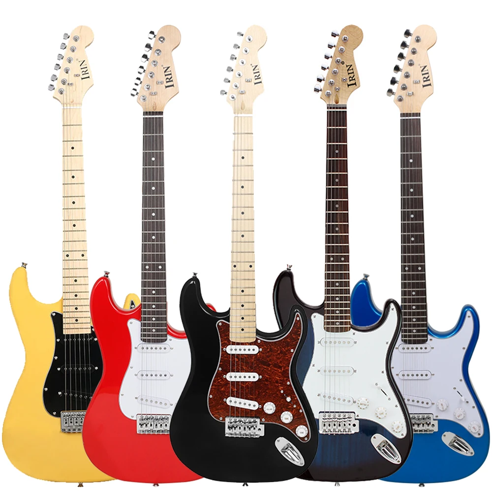 IRIN 6 String Electric Guitar 39 Inch 21 Frets Basswood Body Electric Guitar Guitarra With Bag Capo Guitar Parts & Accessories
IRIN 6 String Electric Guitar 39 Inch 21 Frets Basswood Body Electric Guitar Guitarra With Bag Capo Guitar Parts & Accessories