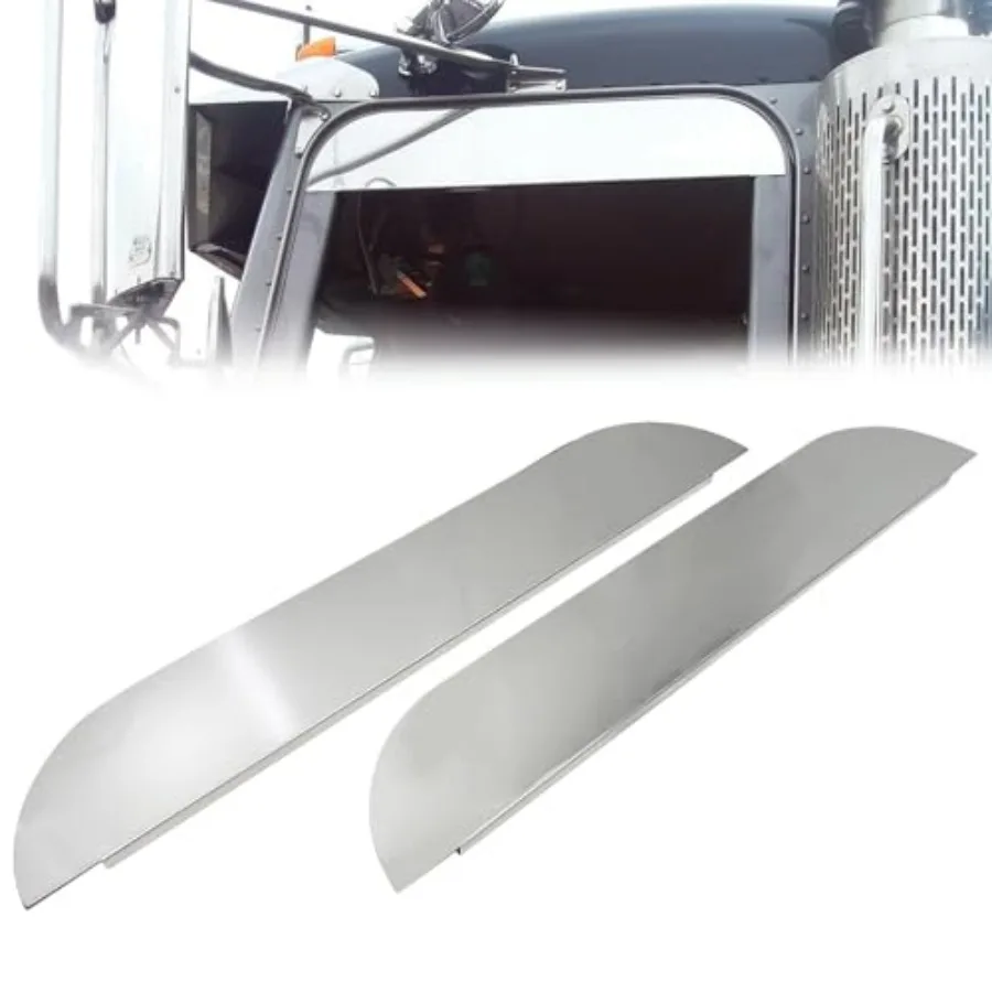5 Chopped Window Trim Stainless Steel for 2005+ Peterbilt Cab 379 386 389 Truck Driver and Passenger Side Black Finish Durable
5 Chopped Window Trim Stainless Steel for 2005+ Peterbilt Cab 379 386 389 Truck Driver and Passenger Side Black Finish Durable
