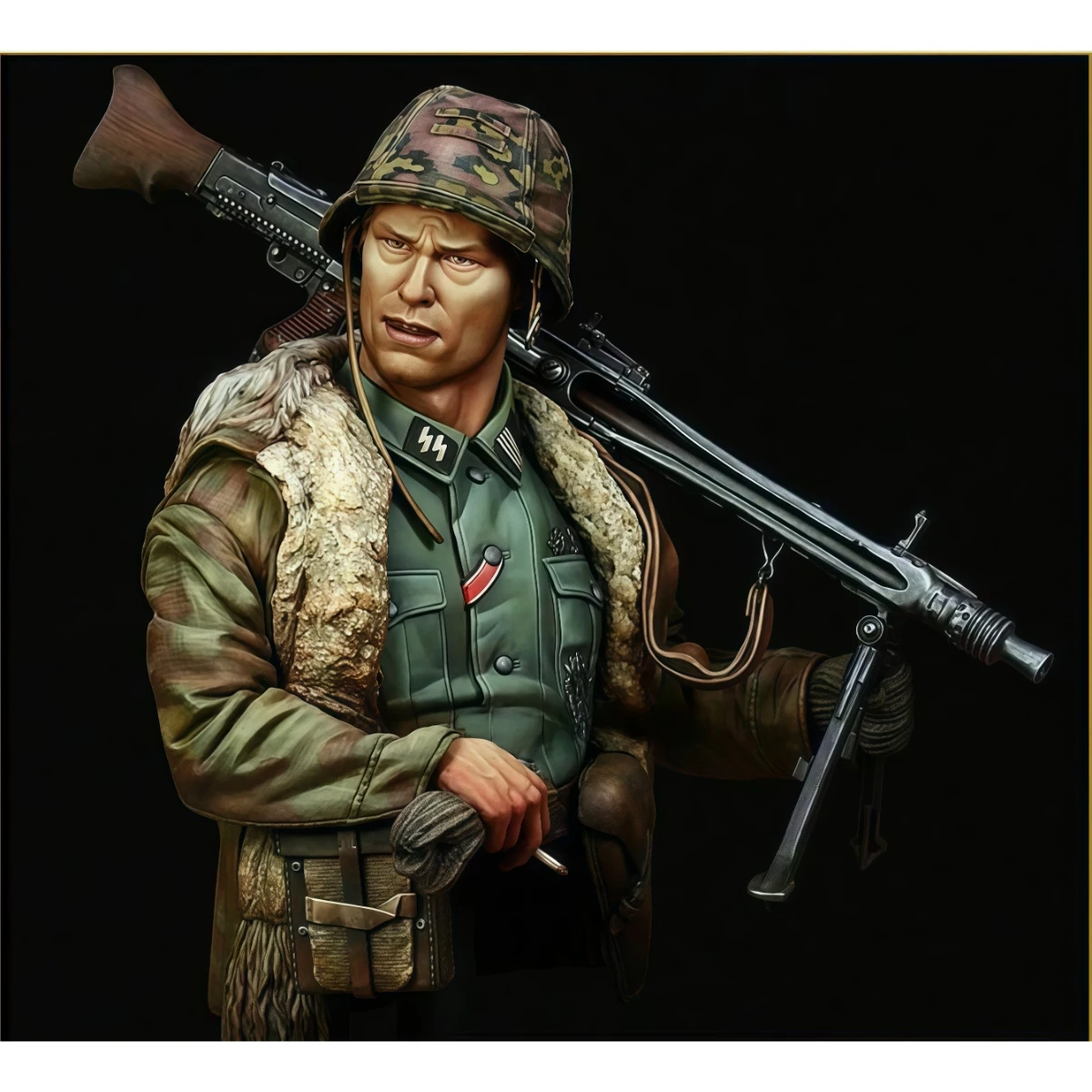 1/10 resin unpainted model kit, military theme, German MG-42 machine gunner unassembled and unpainted GK,1630X
1/10 resin unpainted model kit, military theme, German MG-42 machine gunner unassembled and unpainted GK,1630X
