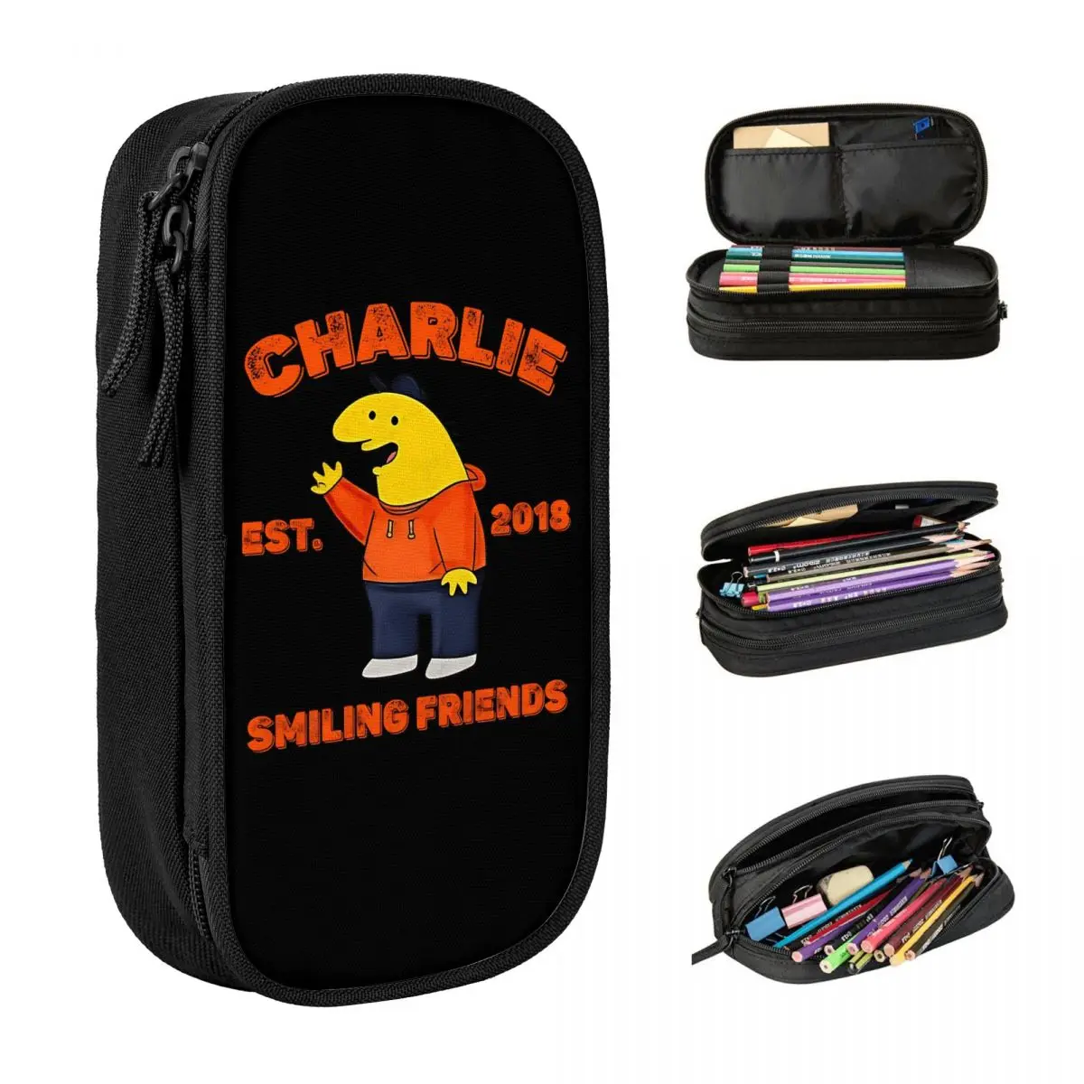 Kawaii Pencil Case Smiling Friends Charlie Character Pencil Pouch Back To School Pencil Cases Zipper School Stationery
Kawaii Pencil Case Smiling Friends Charlie Character Pencil Pouch Back To School Pencil Cases Zipper School Stationery