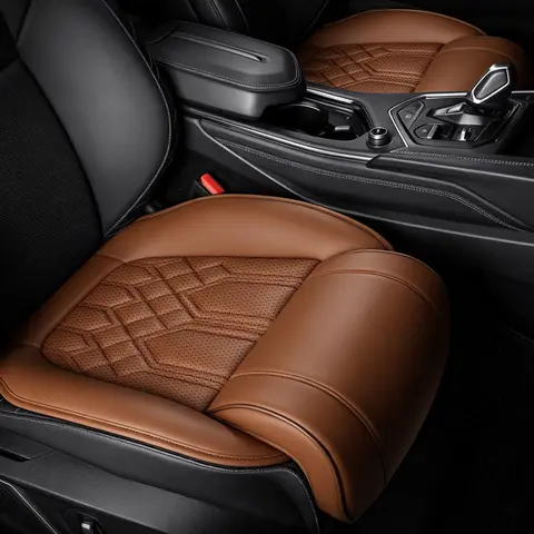 PU Leather Car Seat Cushion Cover for Ford Focus Fiesta Honda Civic CRV Accord Hyundai Tucson Kona Elantra Creta Car Accessories