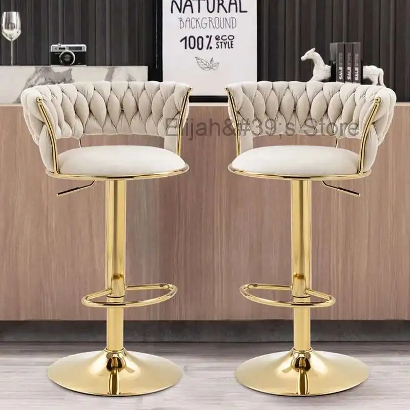 Swivel Metal Bar Stools Luxury Designer Adjustable Height Library Bar Chair Counter Relaxing Soft Taburete Alto Home Furniture
Swivel Metal Bar Stools Luxury Designer Adjustable Height Library Bar Chair Counter Relaxing Soft Taburete Alto Home Furniture