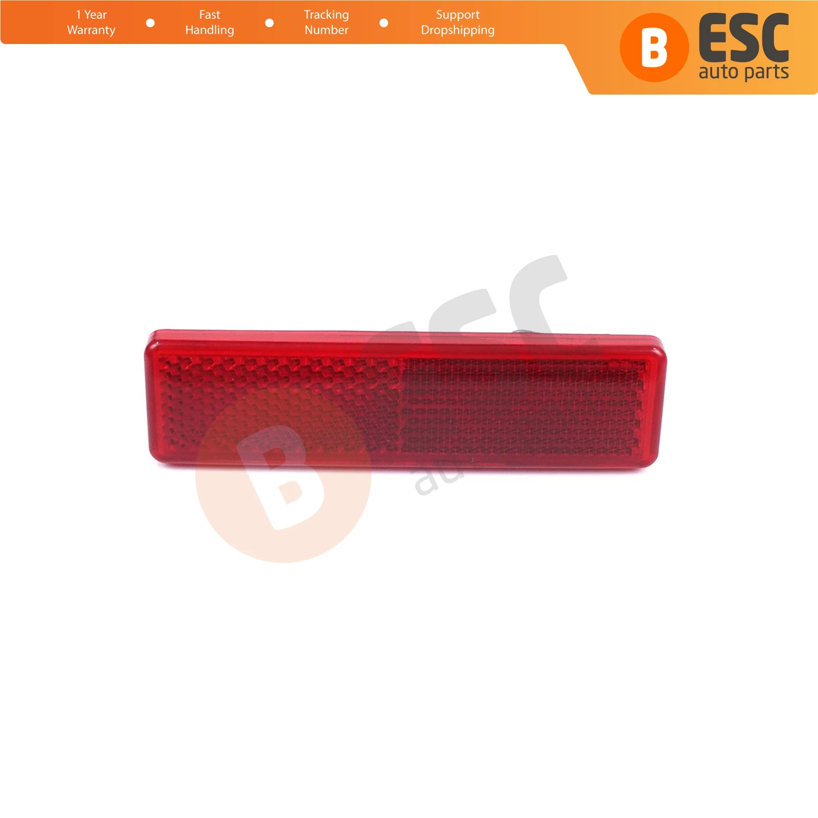 ESC Auto Parts ESP814 Rear Side Bumper Reflector 7700353184 for Renault Master 2 1998-2010 Trafic 2001-2006 Opel Movano A
ESC Auto Parts ESP814 Rear Side Bumper Reflector 7700353184 for Renault Master 2 1998-2010 Trafic 2001-2006 Opel Movano A