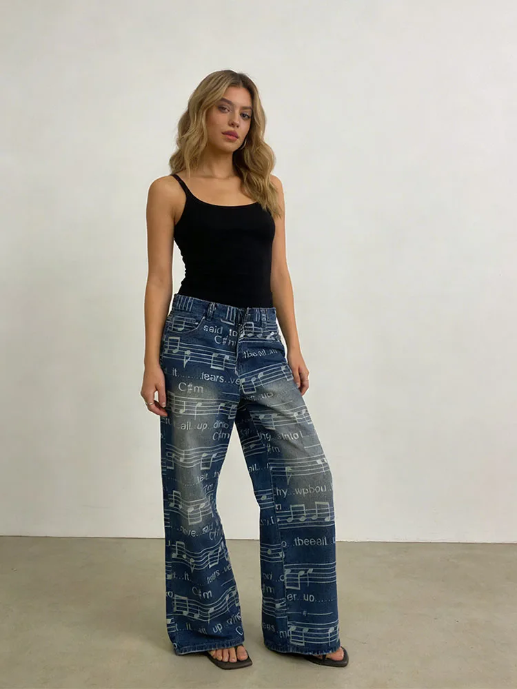 Зима 2029, новый продукт, мужская и женская мода, уличная супер Harajuku, прямые джинсы с градиентом в стиле ретро, одежда Y2k
Зима 2029, новый продукт, мужская и женская мода, уличная супер Harajuku, прямые джинсы с градиентом в стиле ретро, одежда Y2k