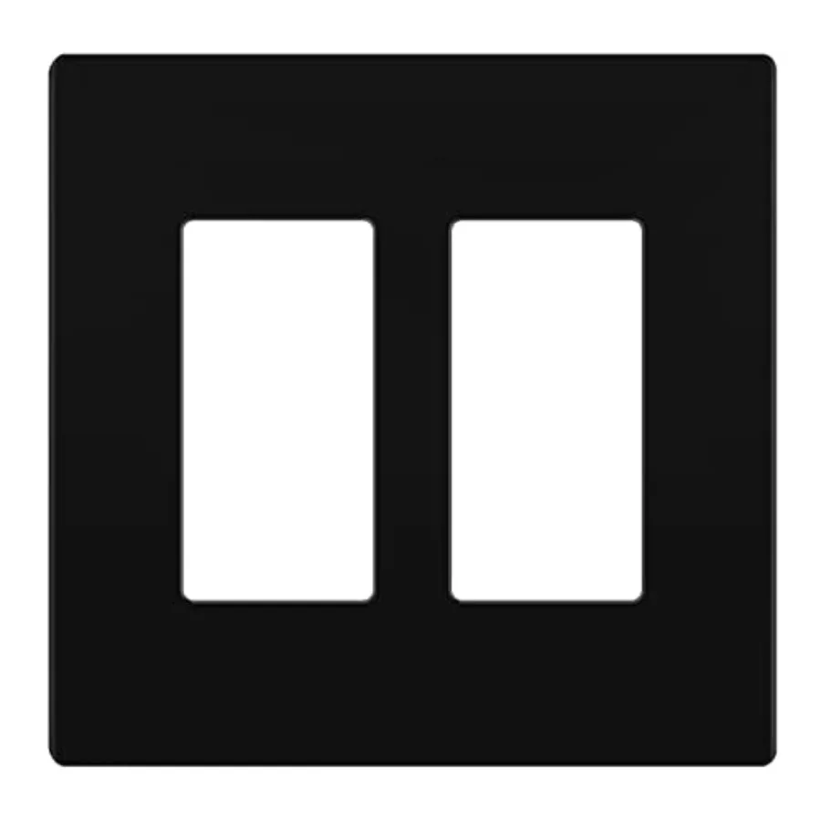 Double Decorator Switch Cover, Screwless Wall Plate, Mid-Size.88" x.9", LSWP-32M-BK, UL Listed, Thermoplastic, Matte
Double Decorator Switch Cover, Screwless Wall Plate, Mid-Size.88" x.9", LSWP-32M-BK, UL Listed, Thermoplastic, Matte